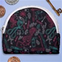 Abstract Pattern Horseshoe Style Canvas Pouch View1