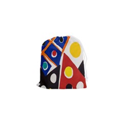 Pattern And Decoration Revisited At The East Side Galleries Jpeg Drawstring Pouch (xs) by Ndabl3x