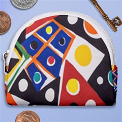 Pattern And Decoration Revisited At The East Side Galleries Jpeg Horseshoe Style Canvas Pouch by Ndabl3x