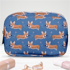 Corgi Patterns Make Up Pouch (small) by Ndabl3x