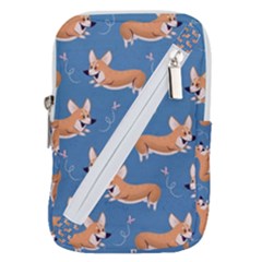 Corgi Patterns Belt Pouch Bag (large) by Ndabl3x
