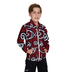 Ethnic Reminiscences Print Design Kids  Windbreaker by dflcprintsclothing