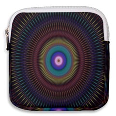 Artskop Kaleidoscope Pattern Mini Square Pouch by Sarkoni