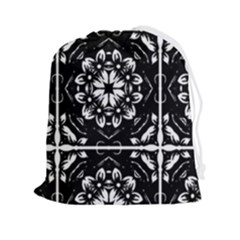 Kaleidoscope Mandala Art Drawstring Pouch (2xl) by Sarkoni