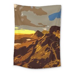 Scotland Monti Mountains Mountain Medium Tapestry by Sarkoni