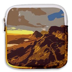 Scotland Monti Mountains Mountain Mini Square Pouch by Sarkoni