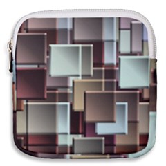 Texture Artwork Mural Murals Art Mini Square Pouch by Sarkoni