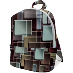 Texture Artwork Mural Murals Art Zip Up Backpack by Sarkoni