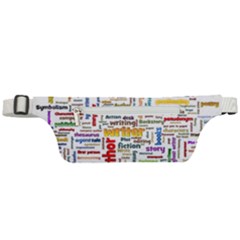 Writing Author Motivation Words Active Waist Bag by Sarkoni