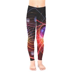 Physics Quantum Physics Particles Kids  Leggings by Sarkoni