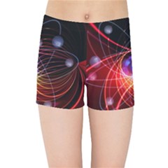Physics Quantum Physics Particles Kids  Sports Shorts by Sarkoni