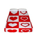 Background Card Checker Chequered Fitted Sheet (Full/ Double Size) View1