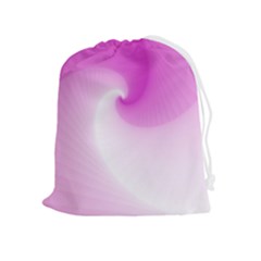 Abstract Spiral Pattern Background Drawstring Pouch (xl) by Sarkoni