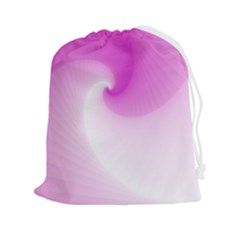 Abstract Spiral Pattern Background Drawstring Pouch (2xl) by Sarkoni