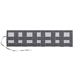 Seamless Stripe Pattern Lines Roll Up Canvas Pencil Holder (l) by Apen
