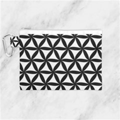 Pattern Floral Repeating Canvas Cosmetic Bag (medium) by Apen
