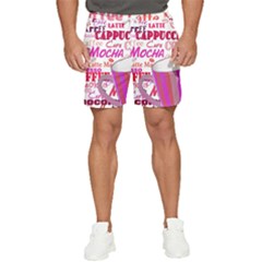 Coffee Cup Lettering Coffee Cup Men s Runner Shorts by Amaryn4rt