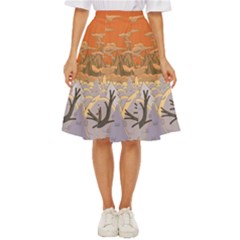 Adventure Time Cartoon Landscape Trees Classic Short Skirt by Sarkoni
