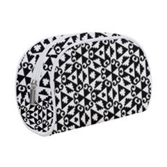 Geometric Tile Background Make Up Case (small) by Apen