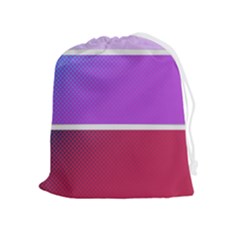 Pattern Banner Set Dot Abstract Drawstring Pouch (xl) by Apen