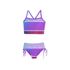 Pattern Banner Set Dot Abstract Girls  Tankini Swimsuit by Apen