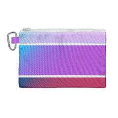Pattern Banner Set Dot Abstract Canvas Cosmetic Bag (large) by Apen