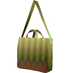 Zig Zag Chevron Classic Pattern Square Shoulder Tote Bag by Apen