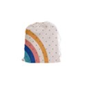Retro Abstract Geometric Drawstring Pouch (Small) View1