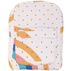 Retro Abstract Geometric Full Print Backpack by Modalart