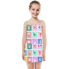 Christmas Wreath Advent Kids  Summer Sun Dress by Modalart