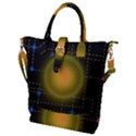 Technology System Buckle Top Tote Bag View1