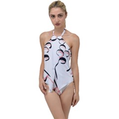 Feet Toes Foot Barefoot Footprint Go With The Flow One Piece Swimsuit by Modalart