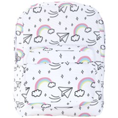Cute Art Print Pattern Full Print Backpack by Ndabl3x