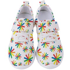 Celebrate Pattern Colorful Design Women s Velcro Strap Shoes by Ravend