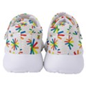 Celebrate Pattern Colorful Design Women s Velcro Strap Shoes View4