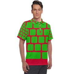 Keyboard Keys Computer Input Pc Men s Polo T-shirt by Ravend