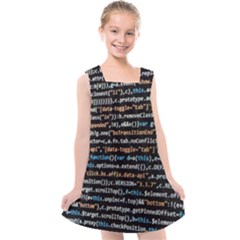 Close Up Code Coding Computer Kids  Cross Back Dress by Amaryn4rt