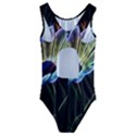 Flower Pattern Design Abstract Background Kids  Cut-Out Back One Piece Swimsuit View2