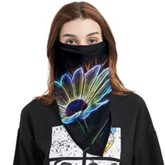 Flower Pattern Design Abstract Background Face Covering Bandana (triangle) by Amaryn4rt