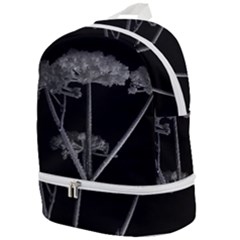 Dog Tube White Night Dark Ice Zip Bottom Backpack by Amaryn4rt