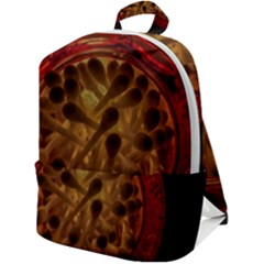 Light Picture Cotton Buds Zip Up Backpack by Amaryn4rt
