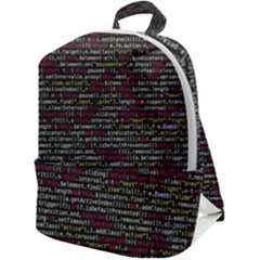 Full Frame Shot Of Abstract Pattern Zip Up Backpack by Amaryn4rt