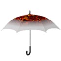 Effect Pattern Brush Red Hook Handle Umbrellas (Small) View3