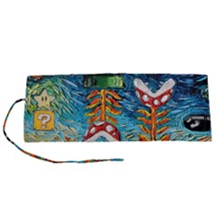 Cartoon Game Games Starry Night Doctor Who Van Gogh Parody Roll Up Canvas Pencil Holder (s) by Modalart