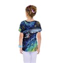 Star Ship Parody Art Starry Night Kids  One Piece T-Shirt View2