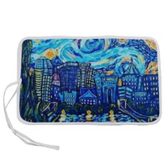 Starry Night Van Gogh Painting Art City Scape Pen Storage Case (s) by Modalart