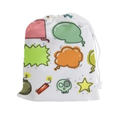 Set Collection Balloon Image Drawstring Pouch (2xl) by Pakjumat