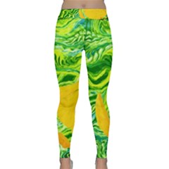 Zitro Abstract Sour Texture Food Classic Yoga Leggings by Amaryn4rt