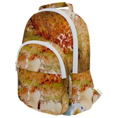 Art Kuecken Badespass Arrangemen Rounded Multi Pocket Backpack by Amaryn4rt