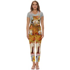 Art Kuecken Badespass Arrangemen Women s Pinafore Overalls Jumpsuit by Amaryn4rt